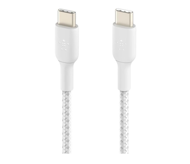 Belkin 2 Kable w oplocie USB-C na USB-C 60W, 2 m, białe - 1330467 - zdjęcie 2